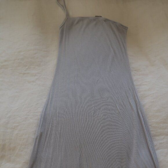 RARE - Joah Brown Knit One Shoulder Mini-Dress - Picture 4 of 8